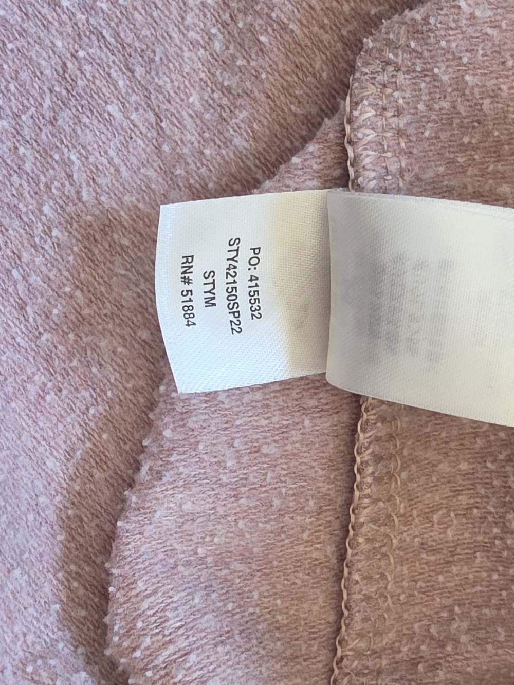 Patagonia Ahnya Pullover Quarter Zip Casual Sweatshirt Stingray Mauve - Picture 10 of 10